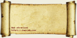 Una Džurnov vizit kartica